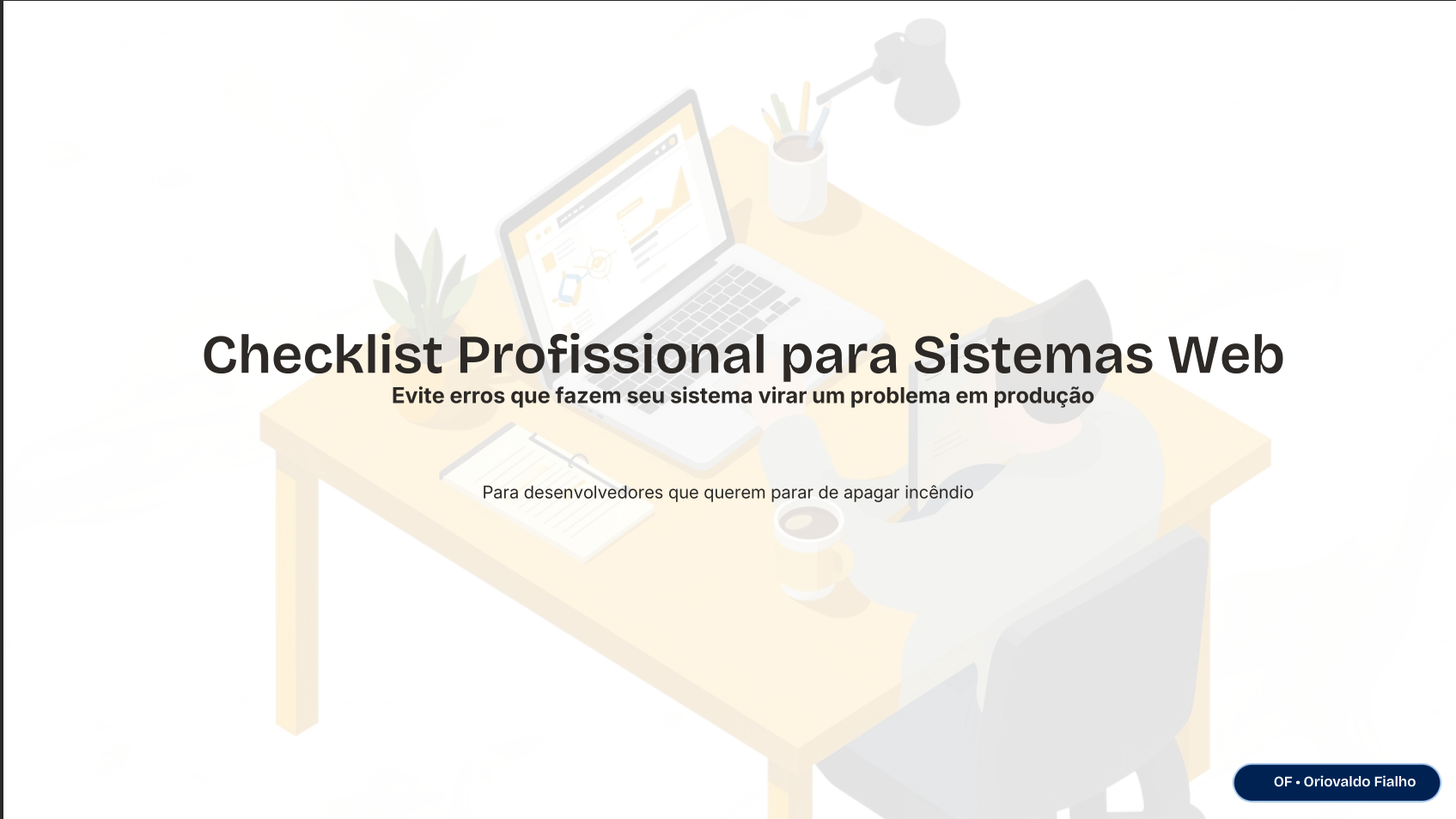 Preview do Checklist por dentro